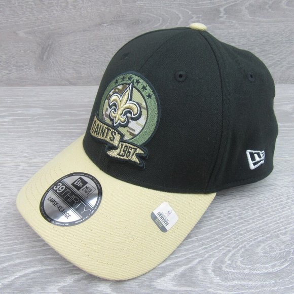 New Era 39THIRTY New Orleans Saints Salute To Service Hat Cap Size Large XL NEW - Picture 4 of 11